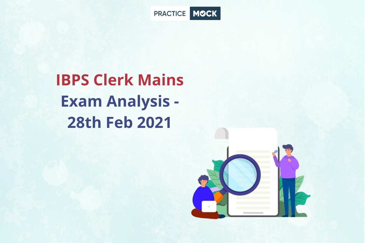IBPS Clerk mains exam analysis
