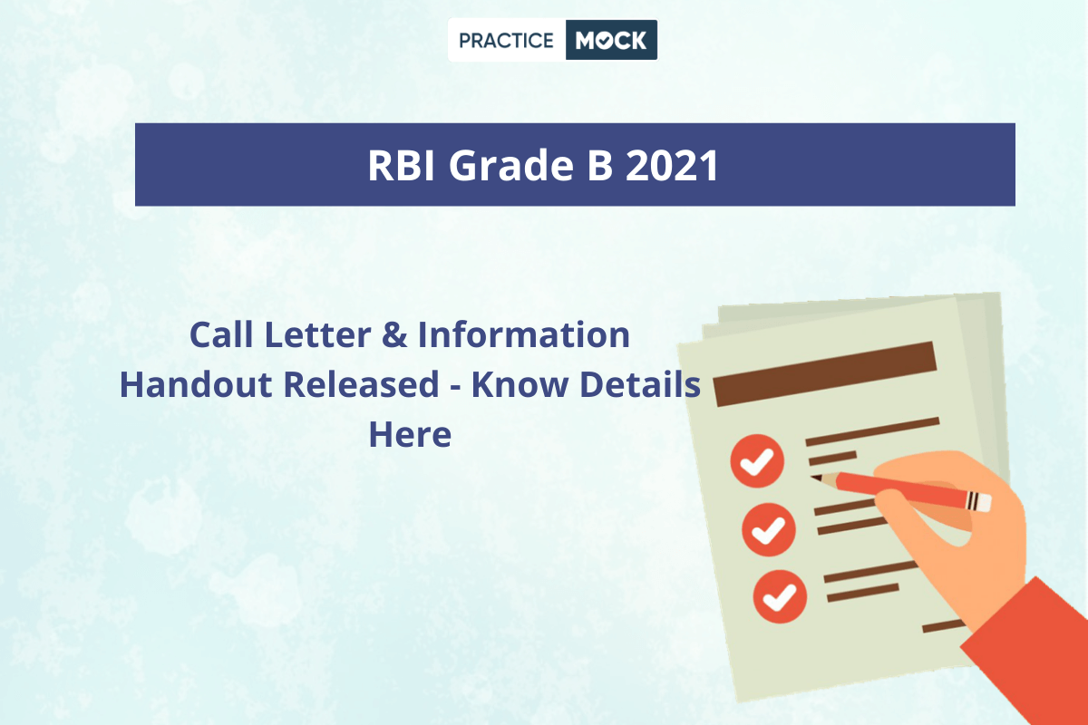 RBI Grade B Call letter