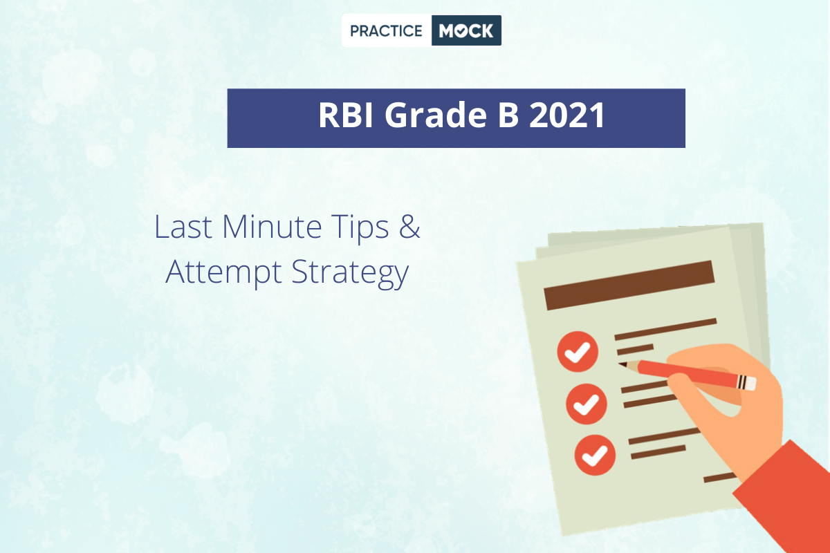 RBI Grade B Last Minute Tips