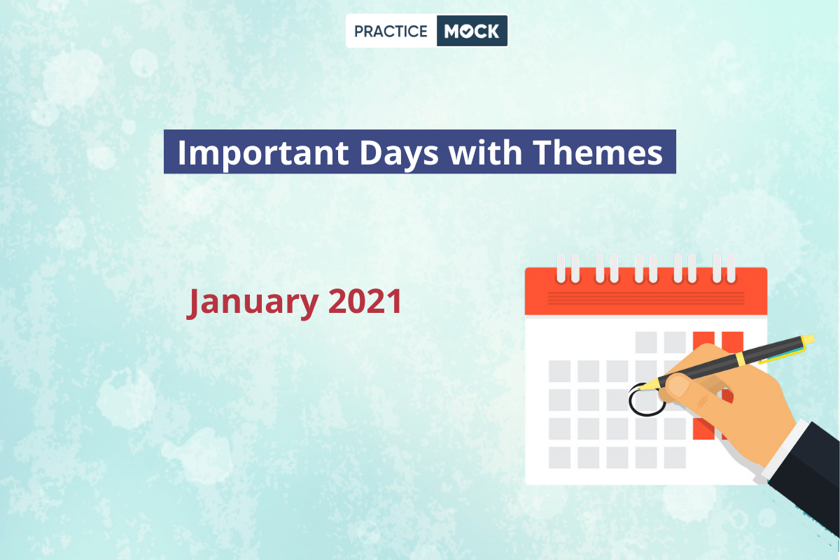 Important Days of January 2021 with Themes