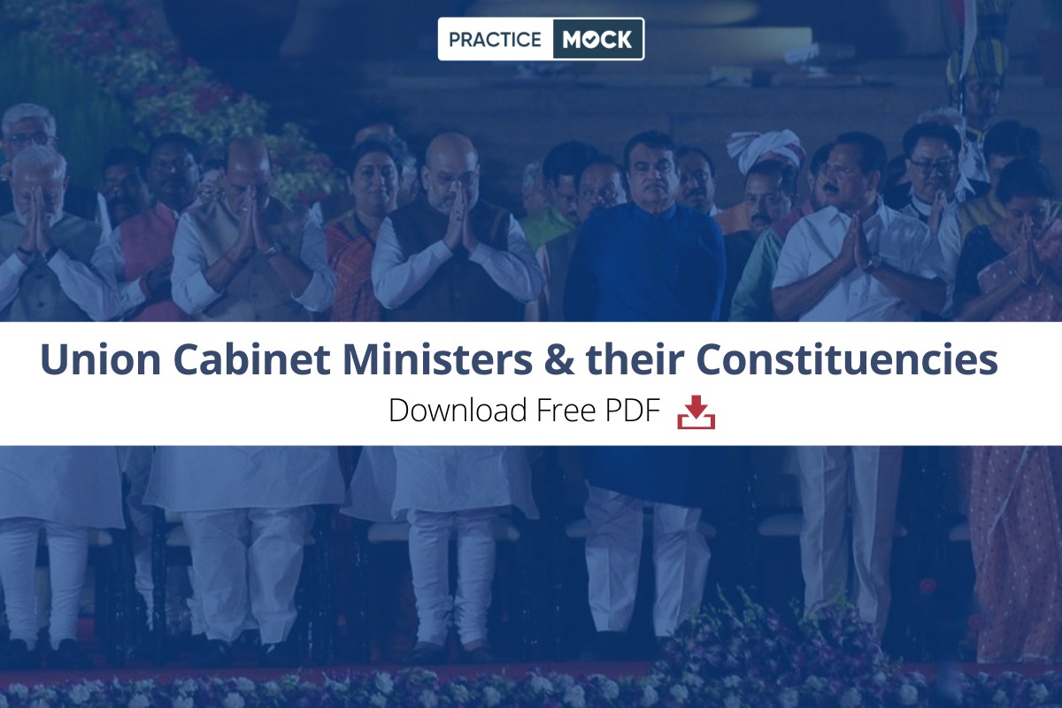 Union Cabinet Ministers PDF