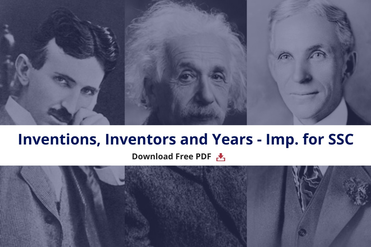 Inventions, Inventors & Years PDF