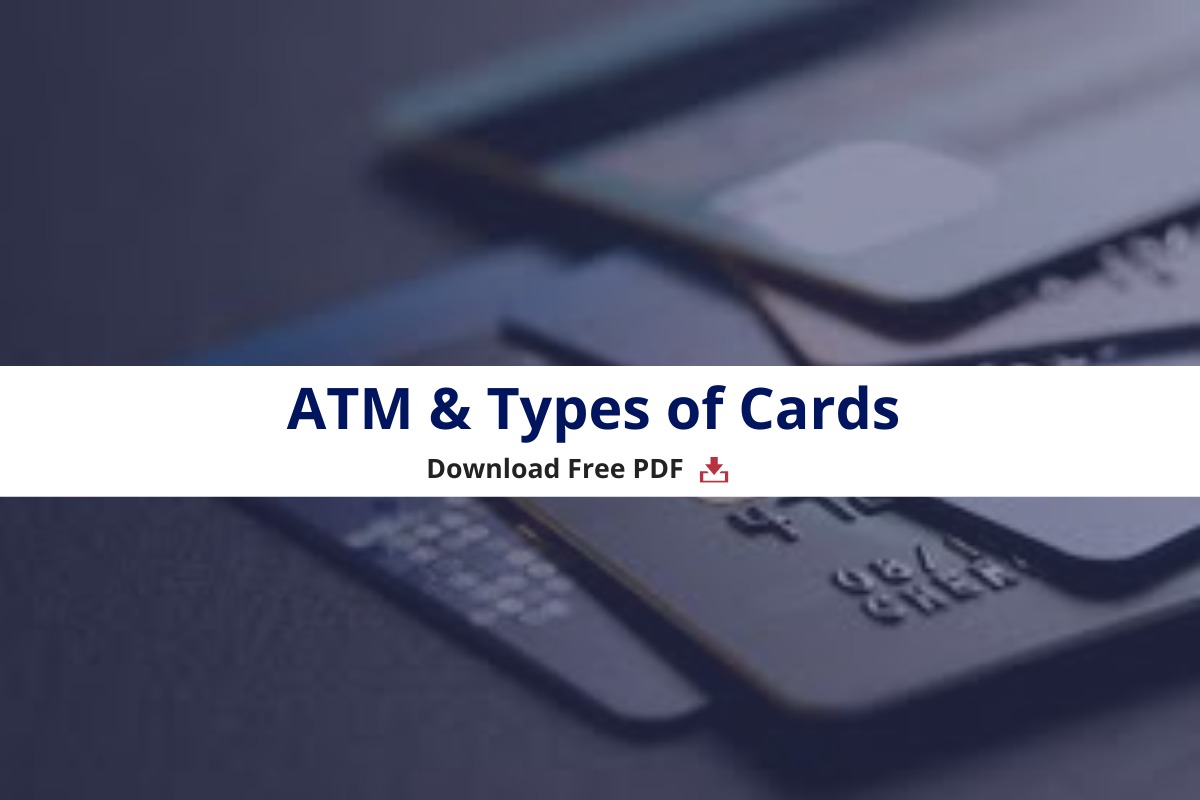 ATMs & types of cards