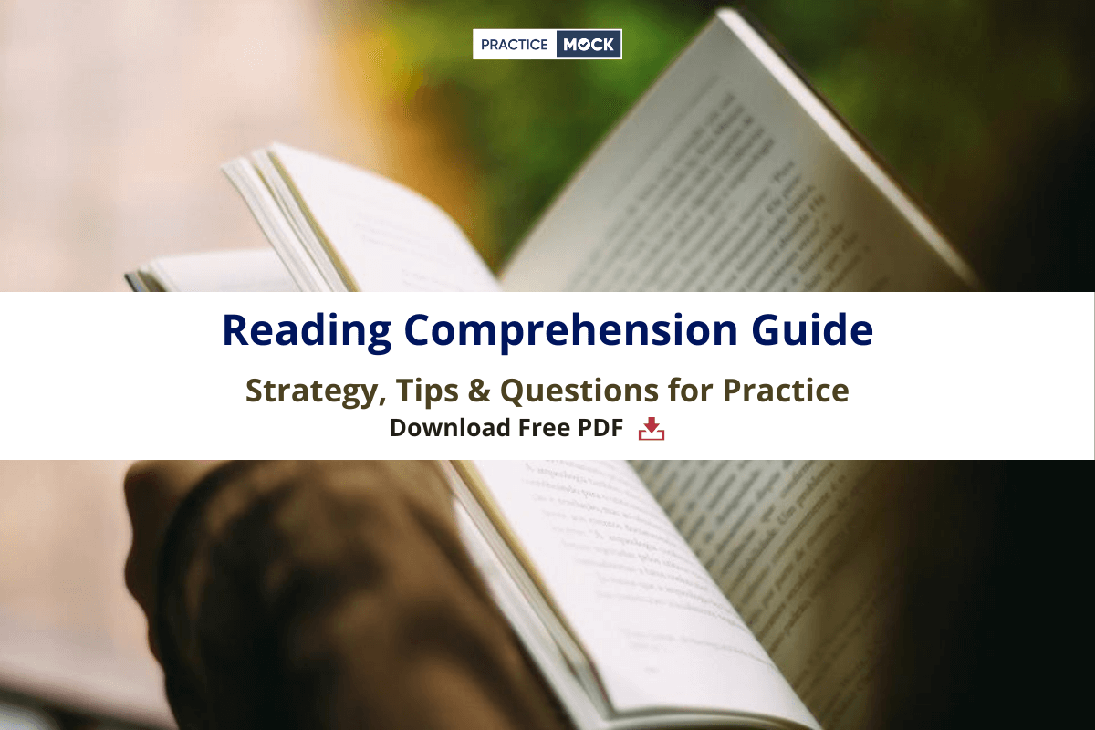 Reading Comprehension Guide PDF- Strategy, Tips & Questions for Practice