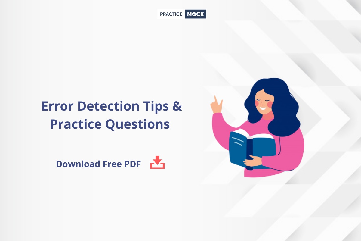 Error Detection Practice Questions