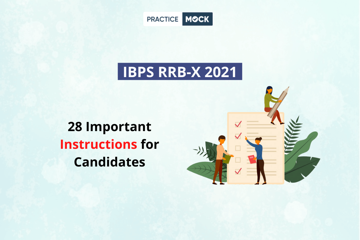 28 Important Instructions for IBPS RRB Candidates