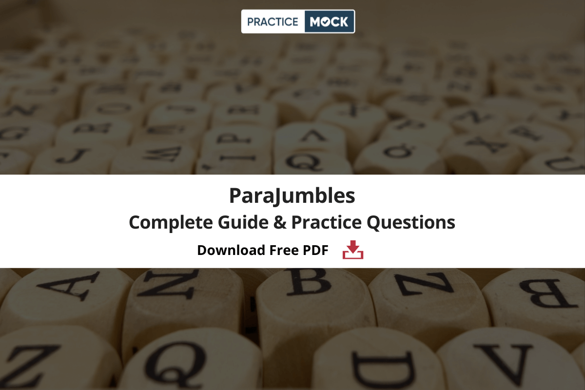 Parajumbles Concept, Tips & Questions for Practice- Download PDF