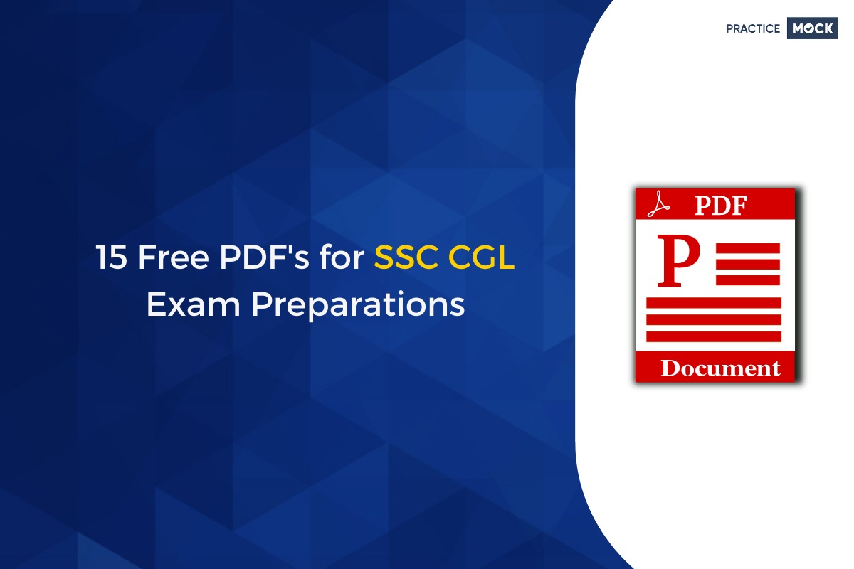 15 Free PDFs for SSC CGL Exam Preparations