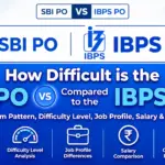 How difficult is the SBI PO compared to the IBPS PO?