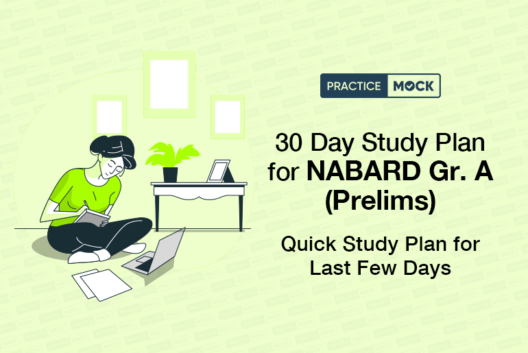 30 Day-Study-Plan for NABARD Grade-A (Prelims)