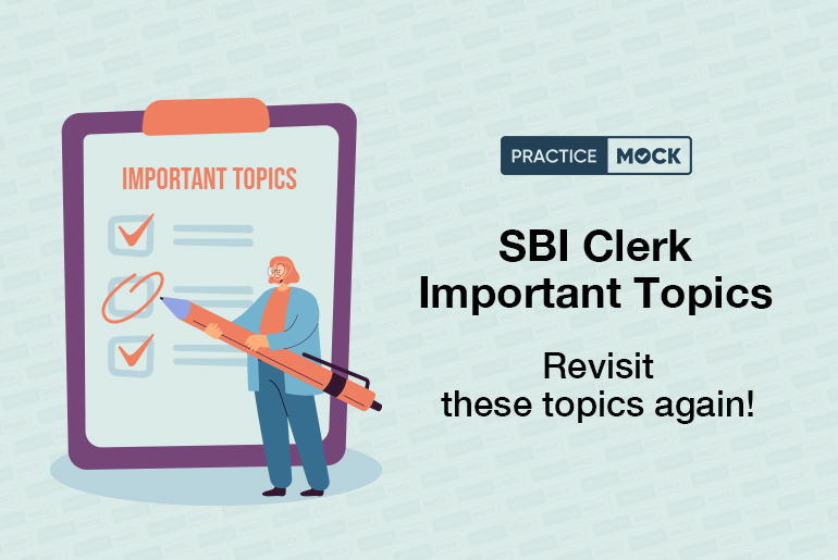 SBI Clerk Important Topics