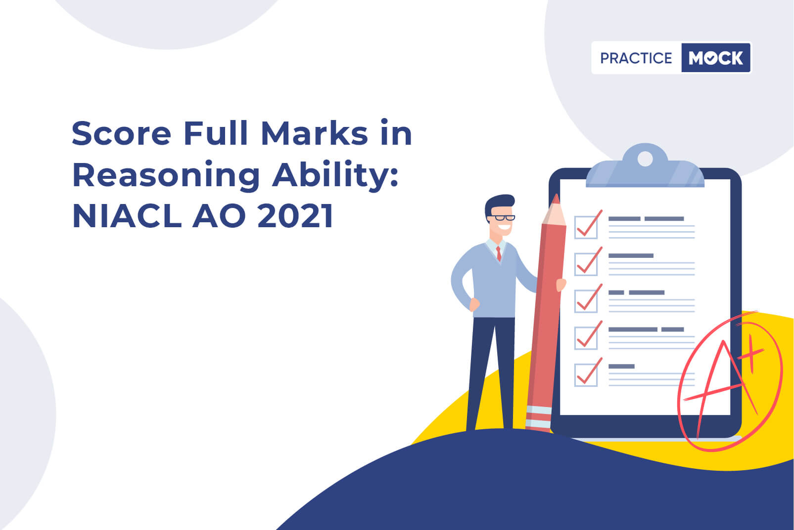 Score 30+ Marks in Reasoning Ability-NIACL AO 2021