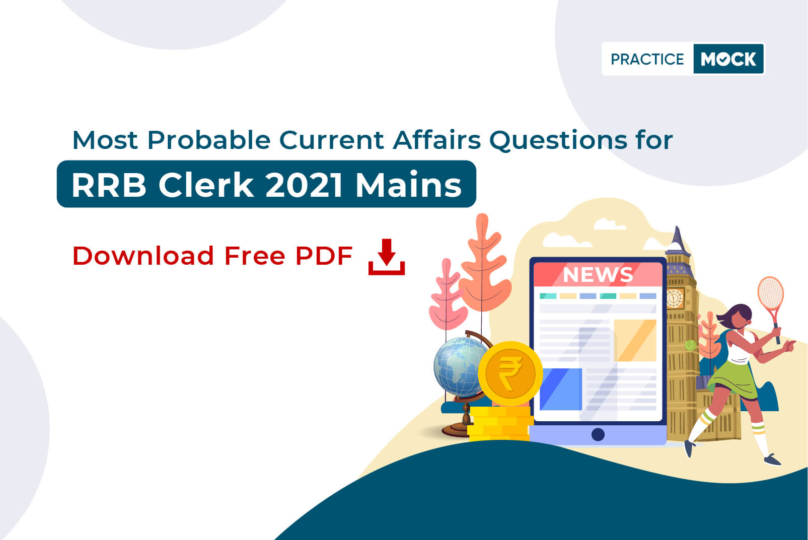 Most Probable 500+ CA Questions for RRB Clerk 2021 Mains