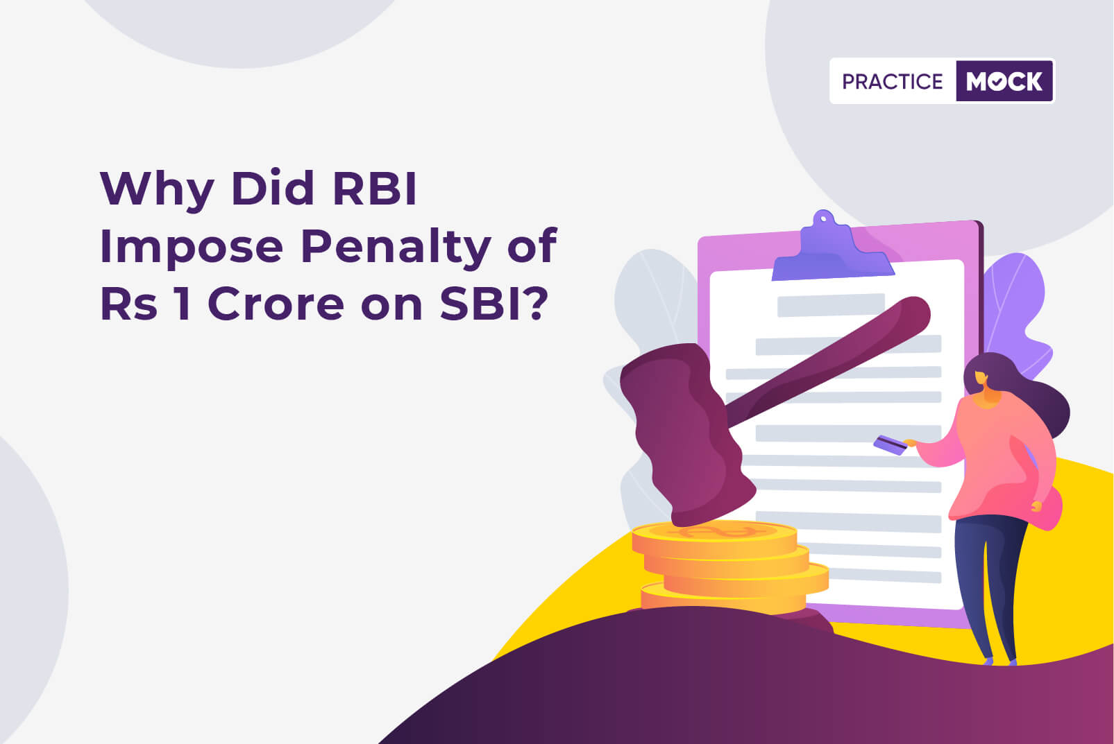 Why did RBI impose penalty of Rs 1 crore on SBI?