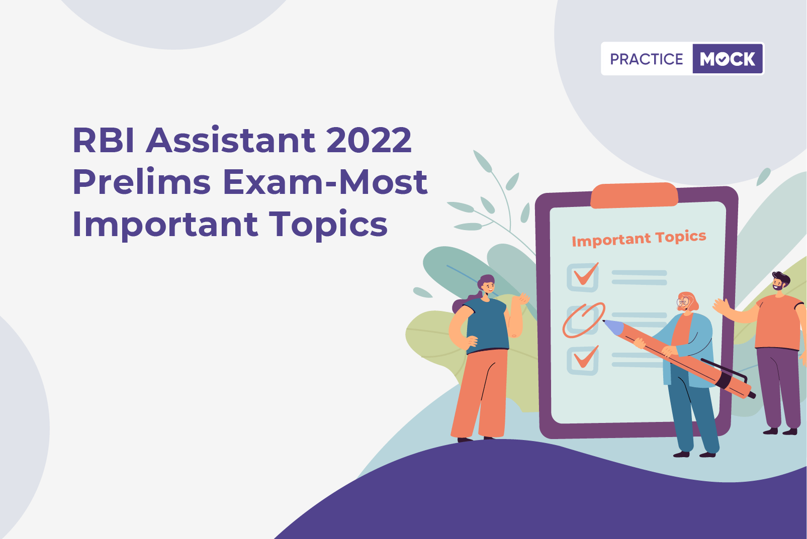 RBI Assistant 2022 Prelims Exam-Most Expected Topics