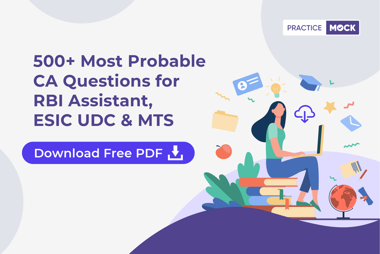 500+ Most Probable CA Questions for RBI Assistant, ESIC UDC & MTS- Download Free PDF