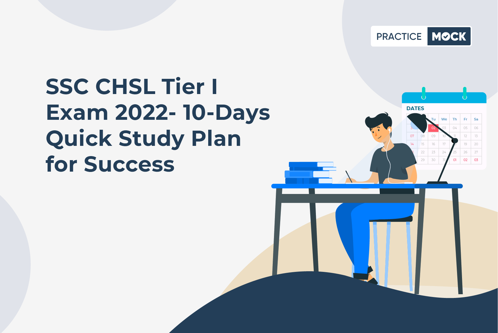 SSC CHSL Tier I Exam 2022-10 Days Study Plan