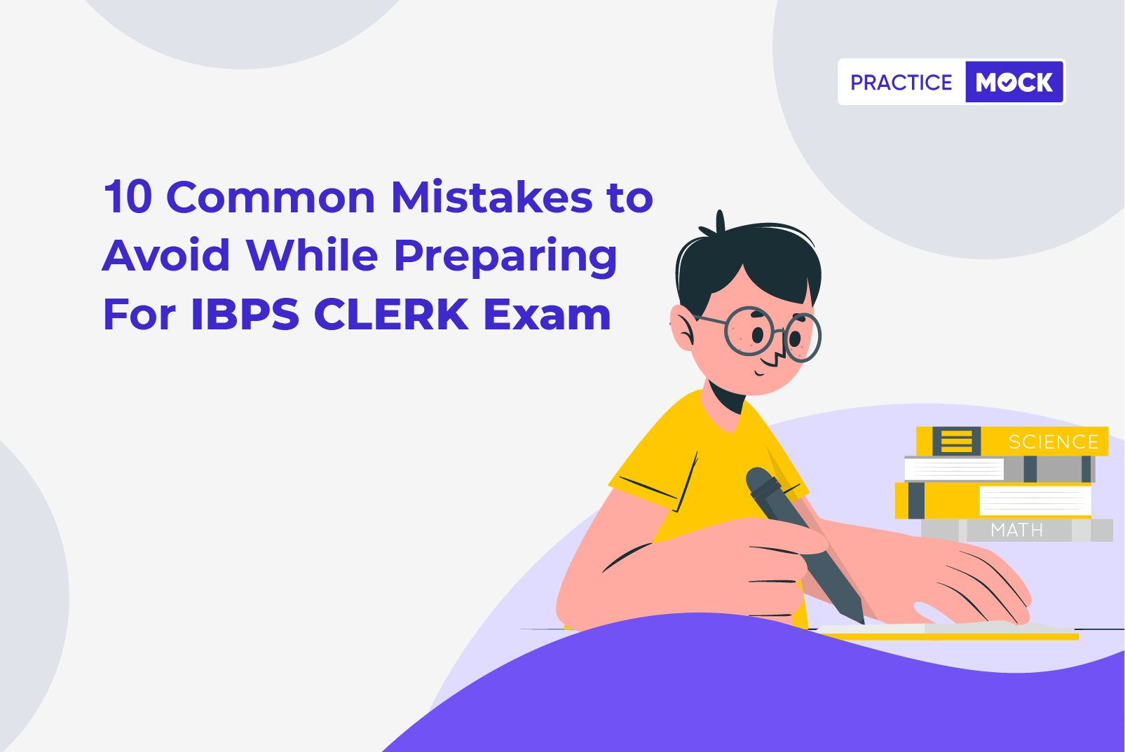 mistakes to avoid for IBPS Clerk Exam