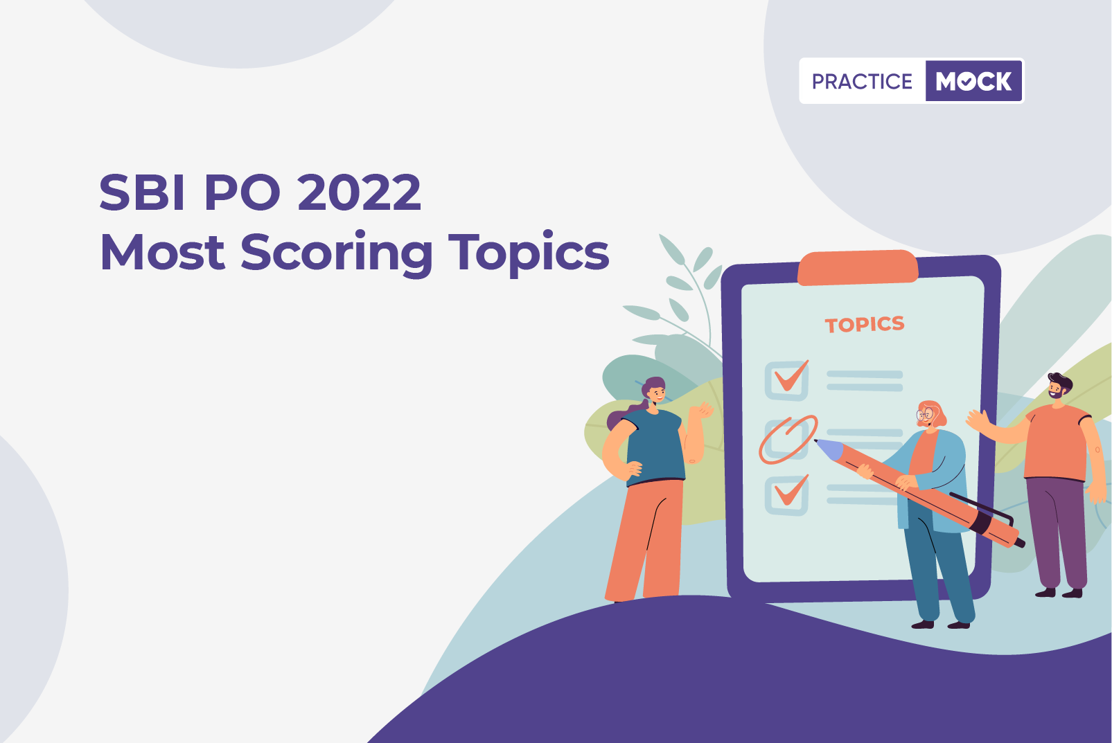 SBI PO 2022 Most scoring Topics