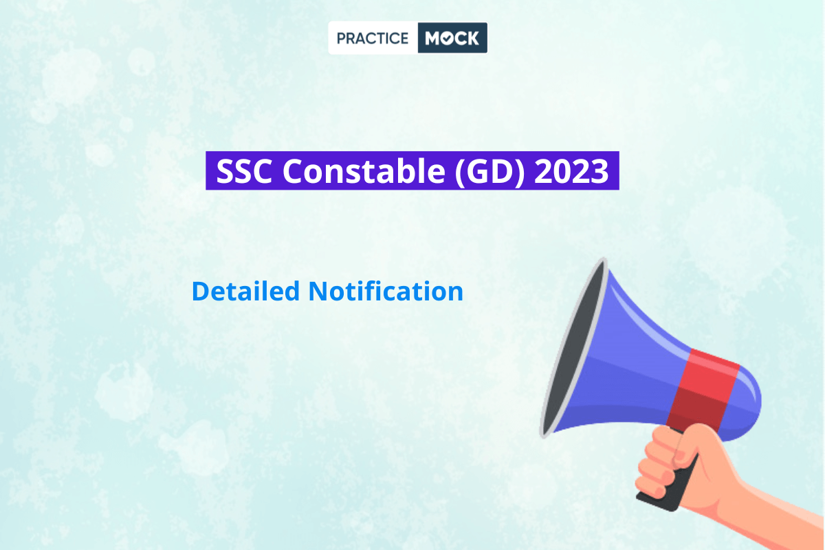 SSC Constable (GD) 2023 Notification- All Details