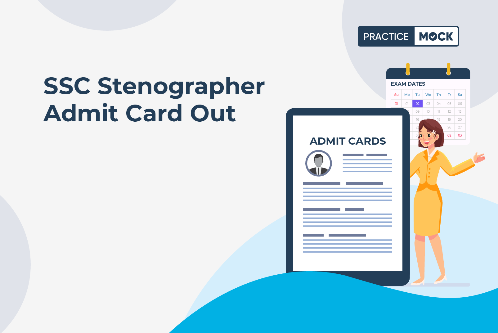 SSC stenographer Admit Card