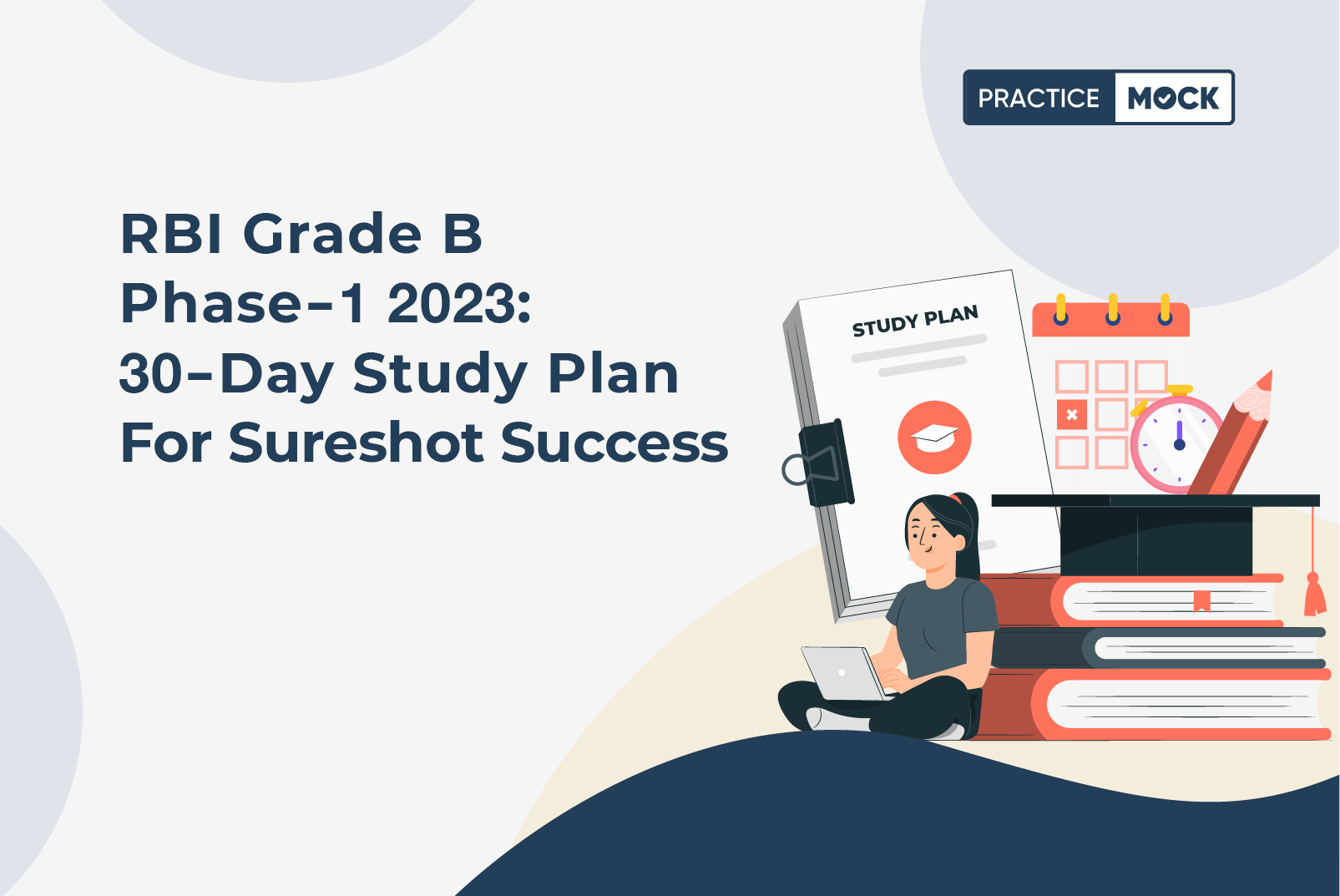 RBI Grade B Phase 1 2023-1 Month Study Plan