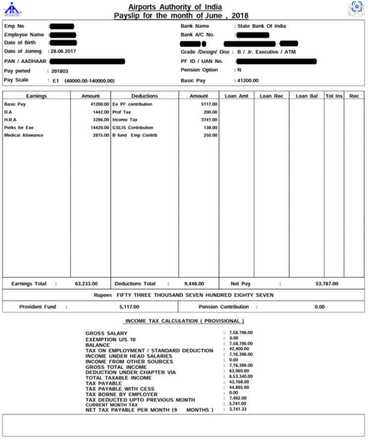 AAI JE ATC Salary Details