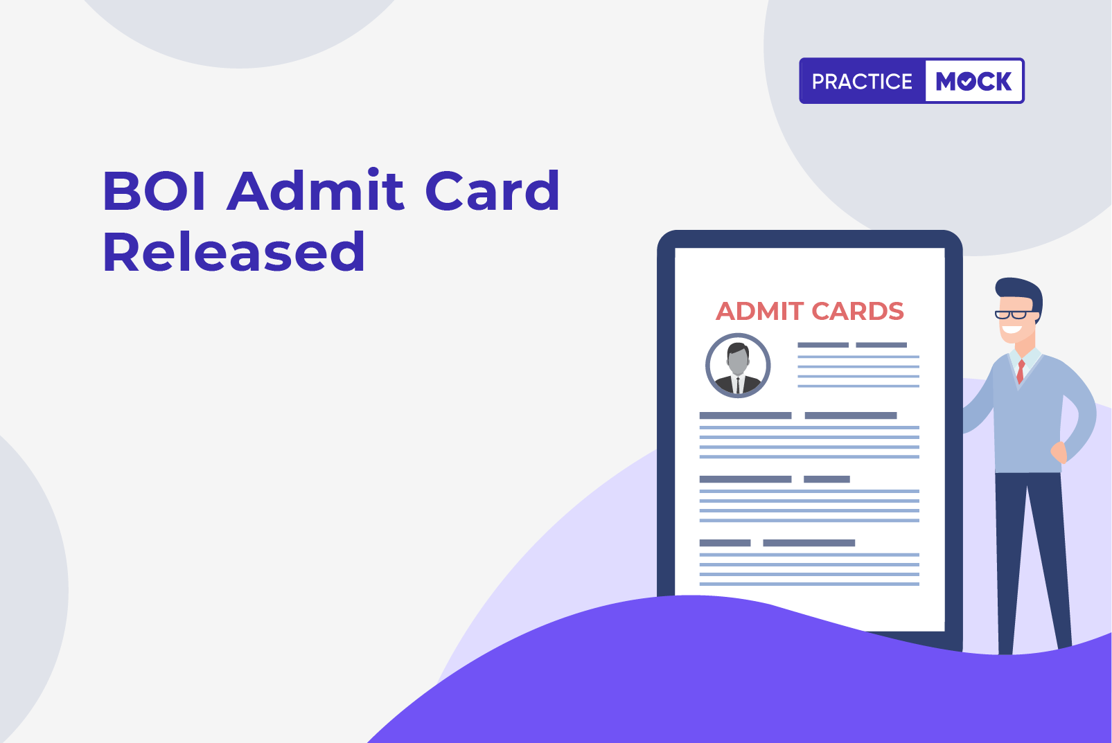 BOI Admit Card Released