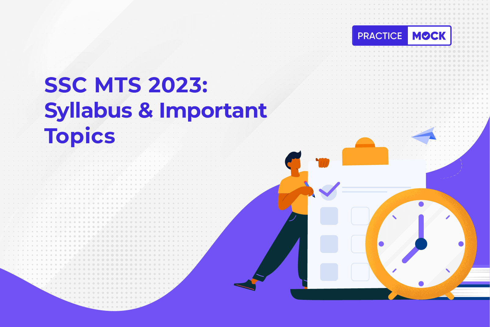 SSC MTS 2023 Syllabus and Important