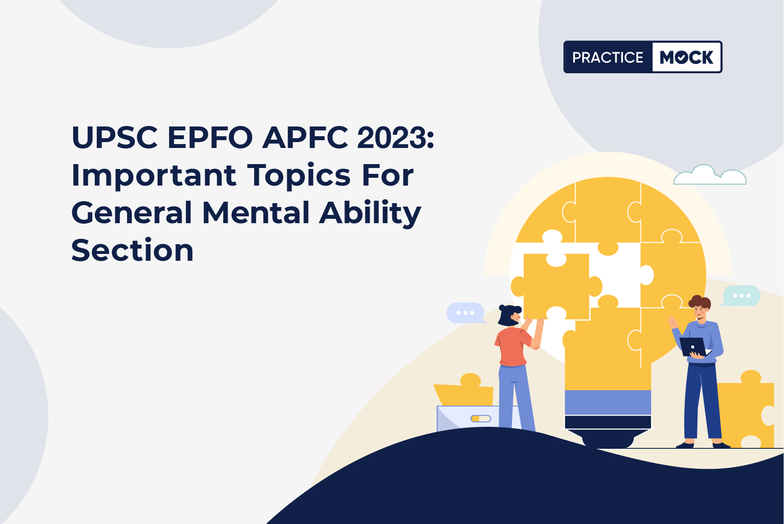 UPSC EPFO APFC 2023-How to Quickly Cover General Mental Ability Section?