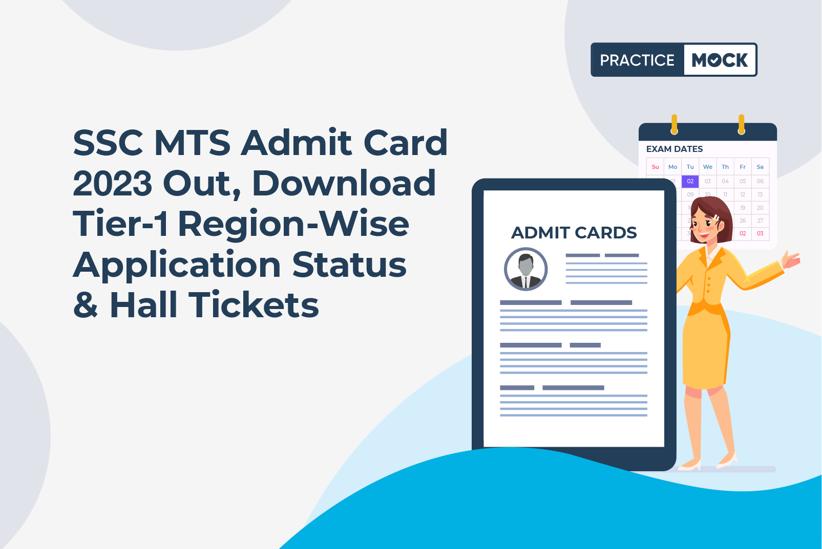 SSC MTS 2023 Tier 1 Admit Card- Download Region-wise Application Status & Hall Tickets