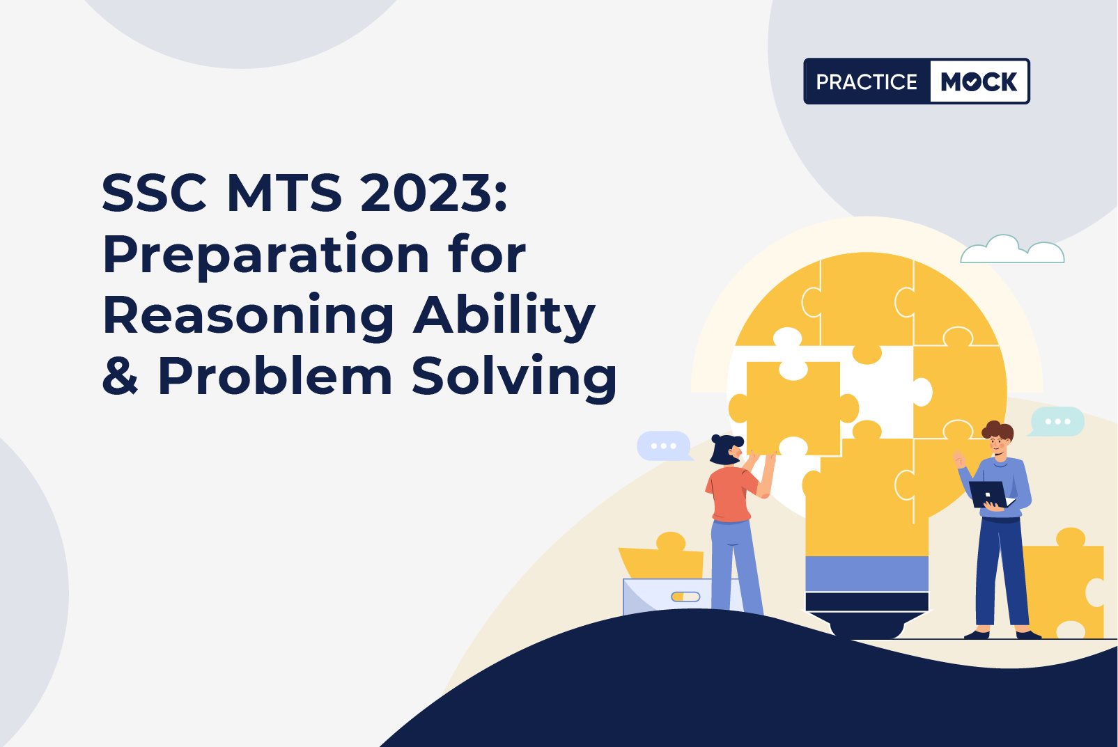 reasoning ability and problem solving ssc mts