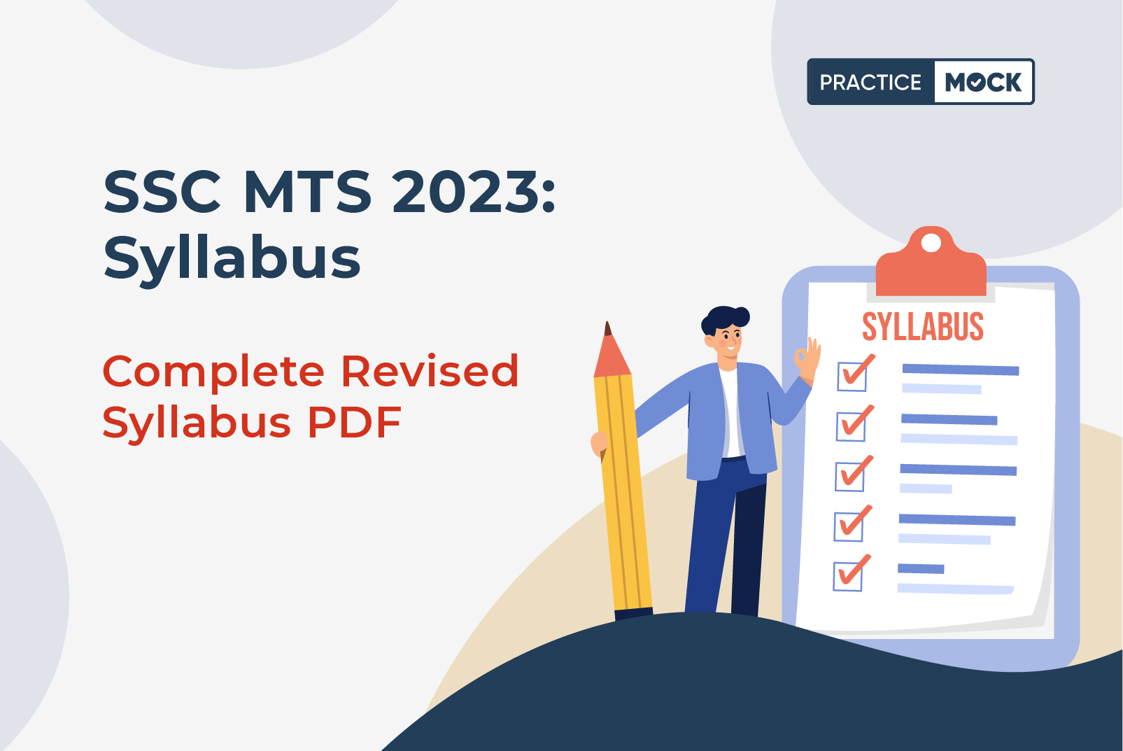SSC MTS 2023 Syllabus PracticeMock