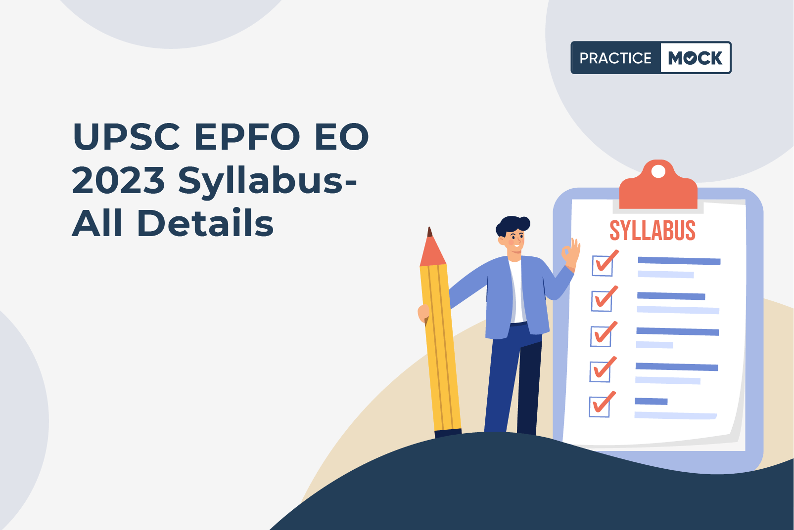 UPSC EPFO EO 2023 Syllabus- All Details