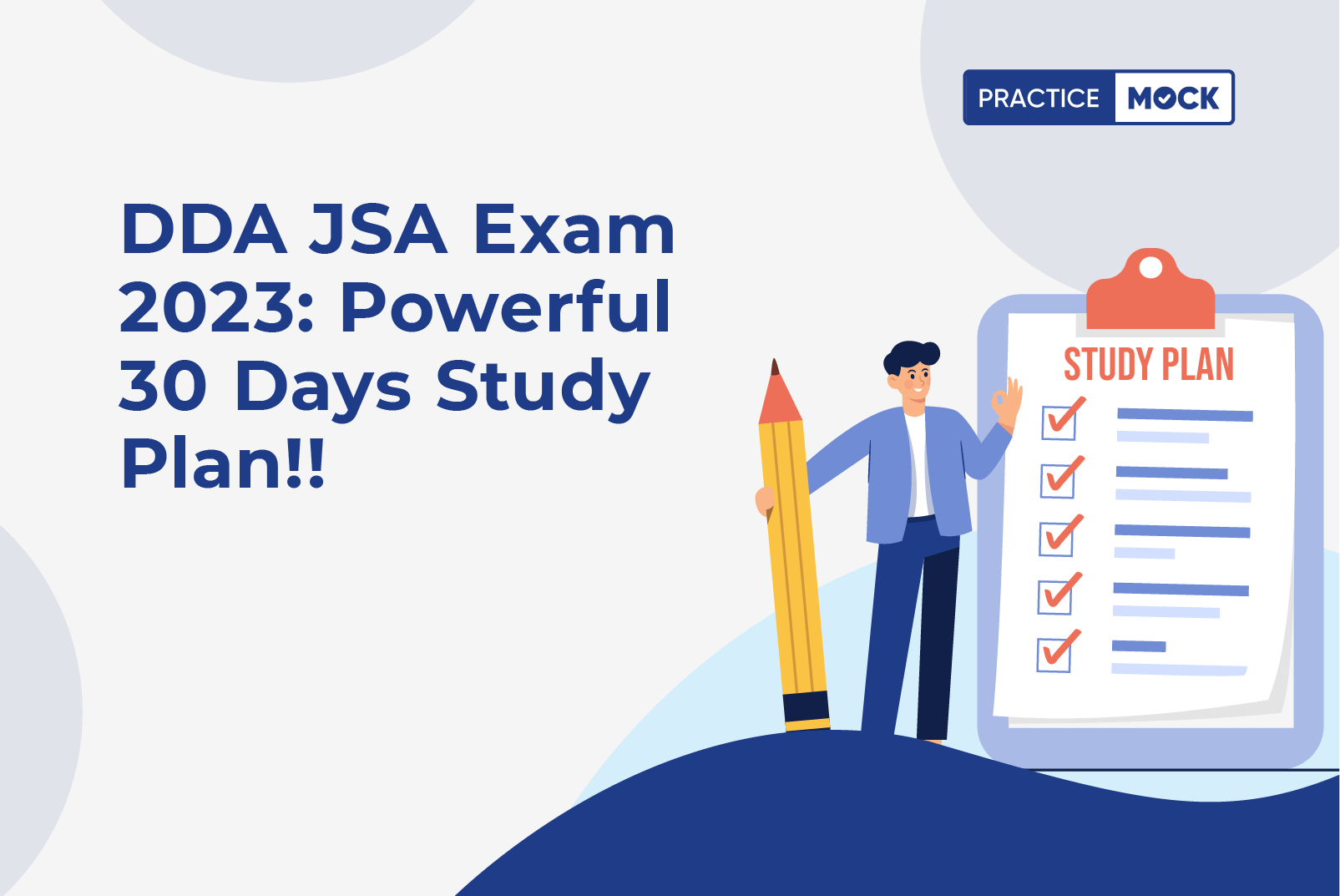 DDA JSA Exam 2023 Powerful 30 Days Study Plan!!