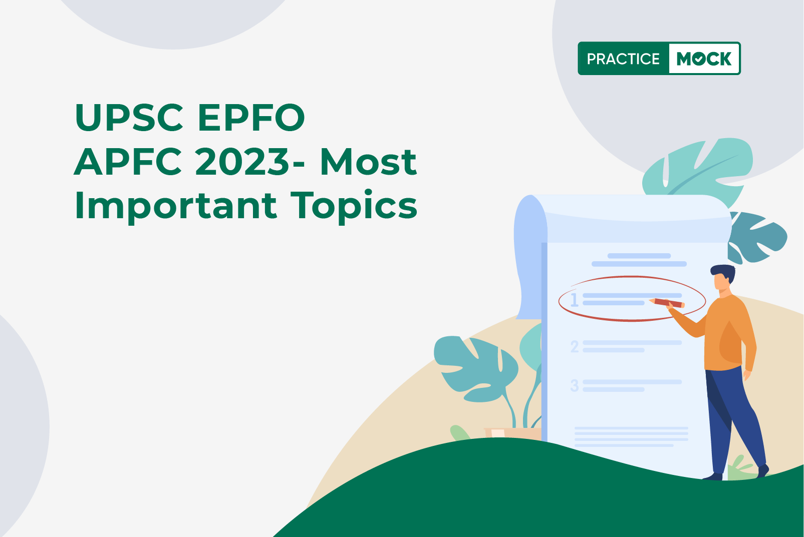 UPSC EPFO APFC 2023 Most Important Topics