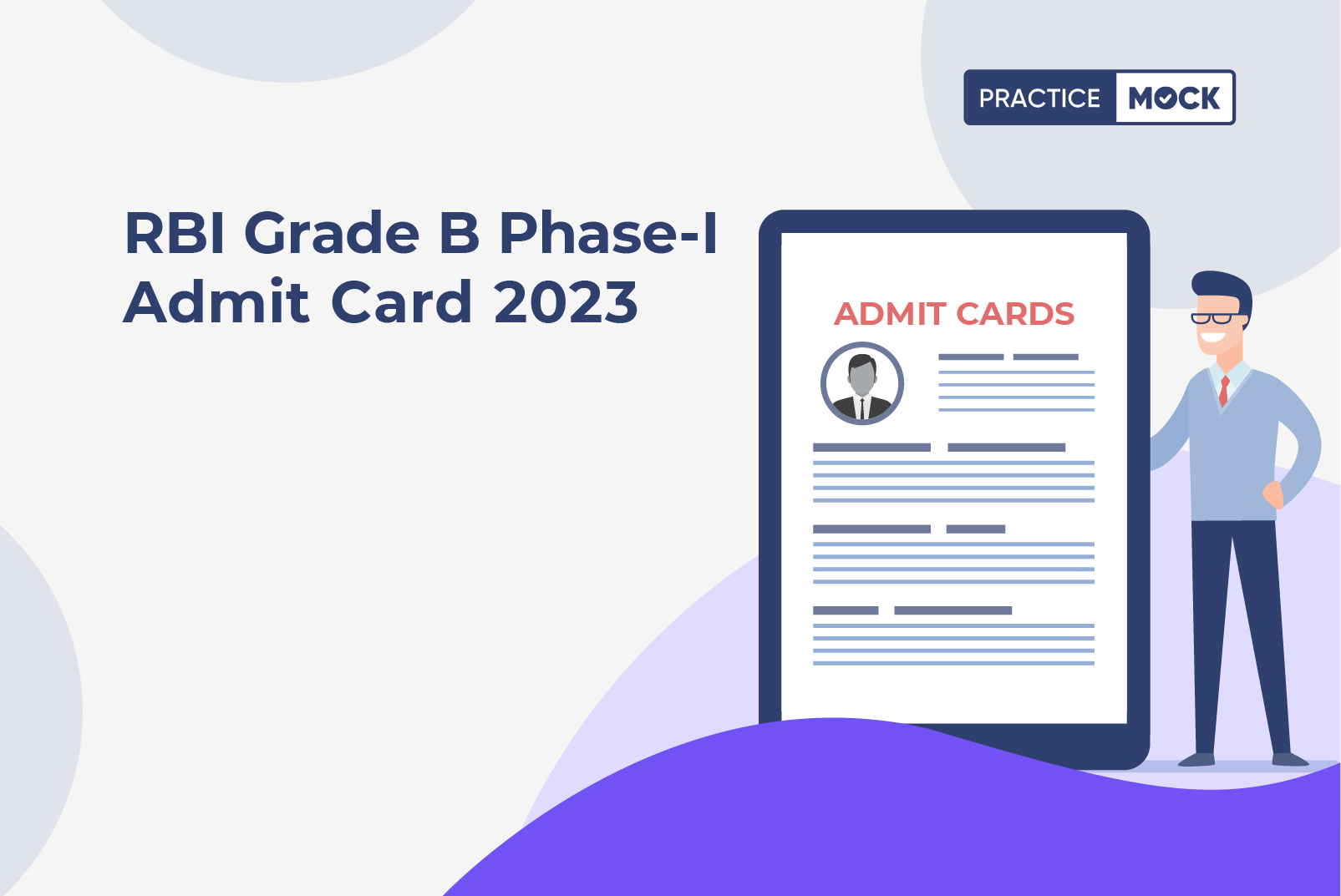 RBI Grade B Phase 1 Admit Card 2023