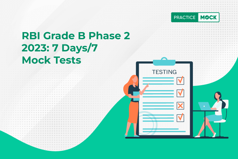 RBI Grade B Phase 2 2023 7 Days7 Mock Tests