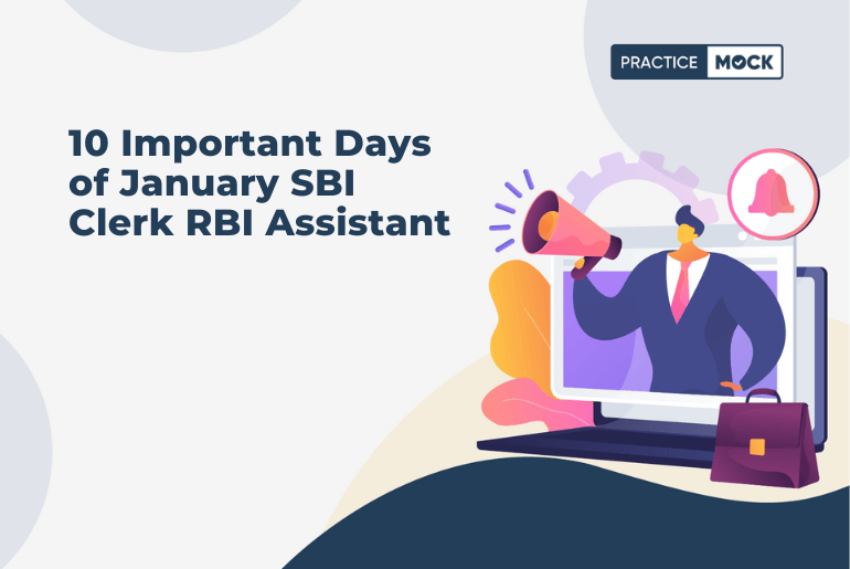 10 Important Days of January SBI Clerk RBI Assistant