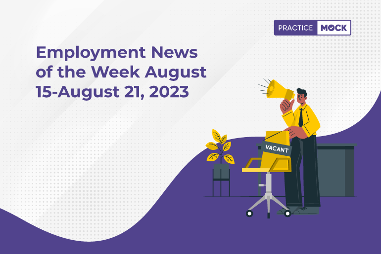 Employment of the Week August 15-August 21, 2023
