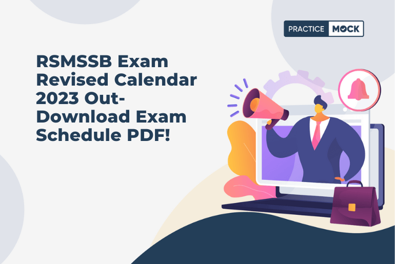 RSMSSB Exam Revised Calendar 2023 Out-Download Exam Schedule PDF!