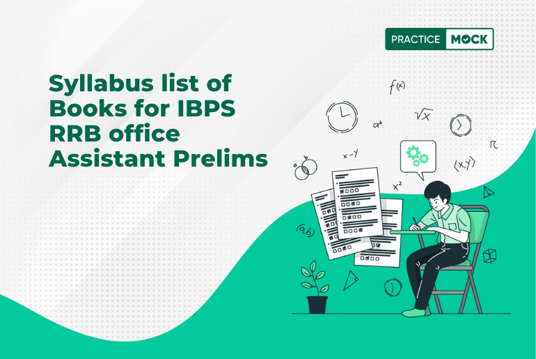 Syllabus list of Books for IBPS RRB office Assistant Prelims