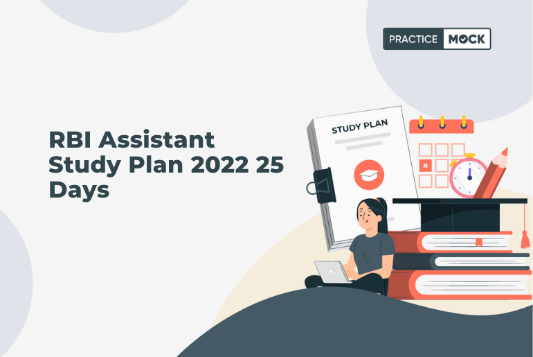 RBI Assistant Study Plan 2022 25 Days