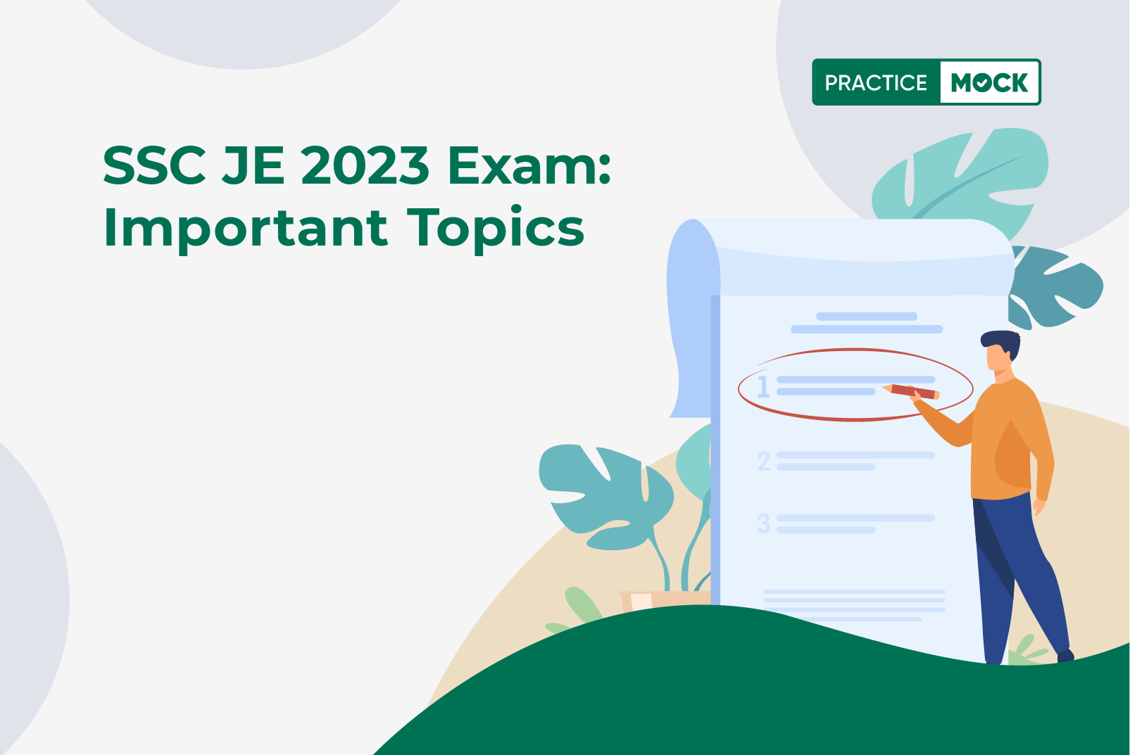 SSC JE 2023 Exam: All Important Topics