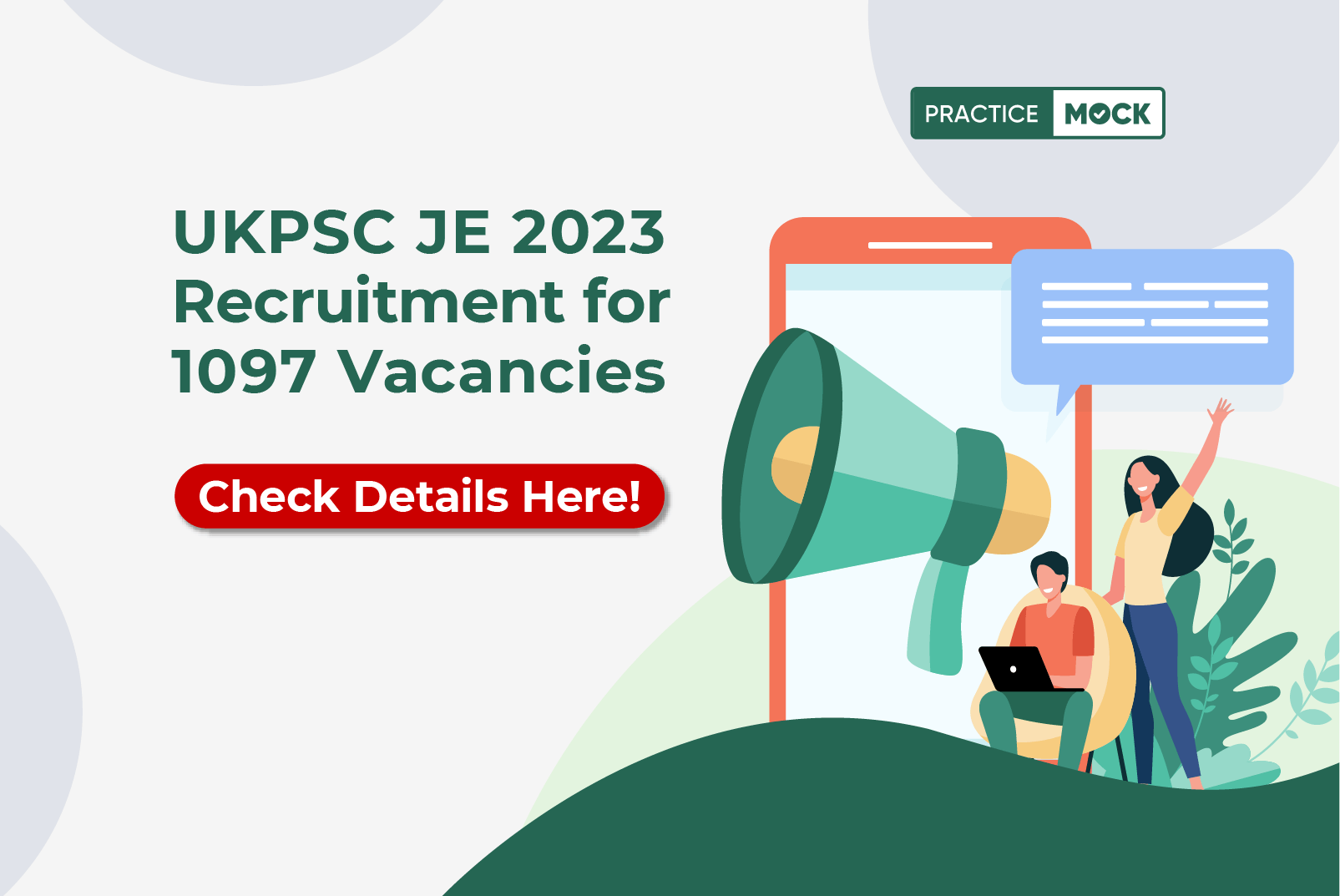 UKPSC JE Recruitment 2023 for 1097 Vacancies, Check All Details!