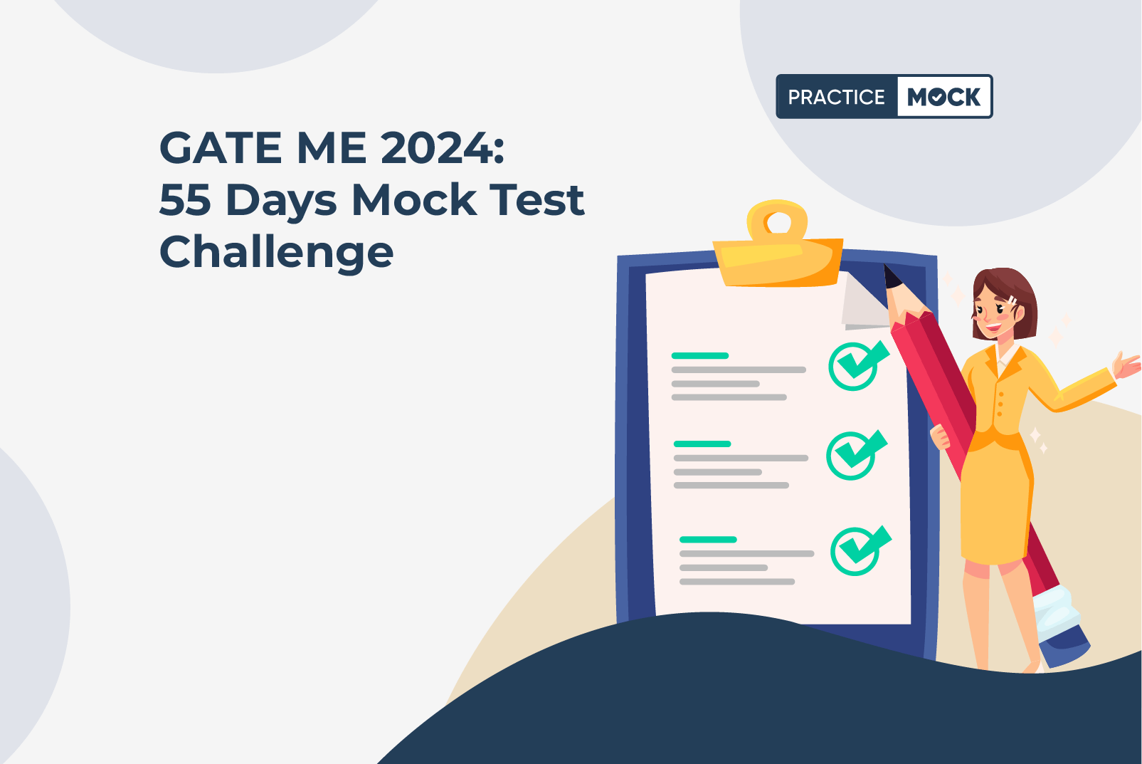 GATE ME 2024: 55 Days Mock Test Challenge + 8 Tips for GATE Success