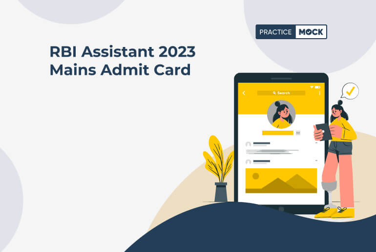 RBI Assistant Mains Admit Card