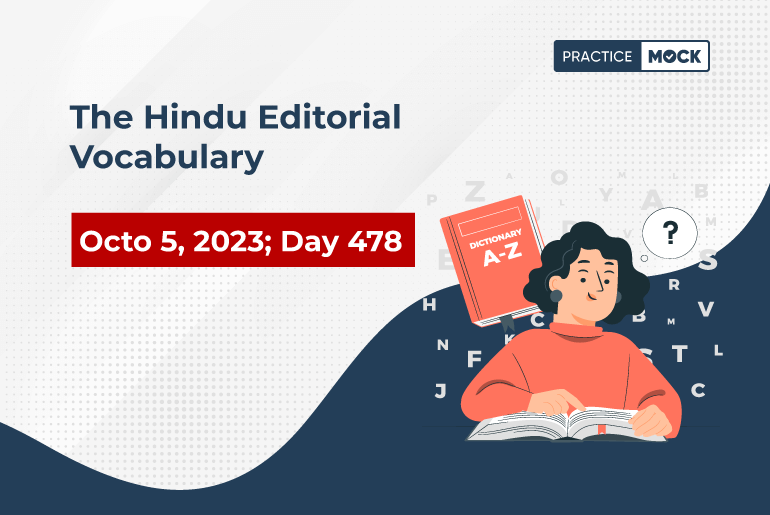 The Hindu Editorial Vocabulary– October 5, 2023; Day 478 (2)