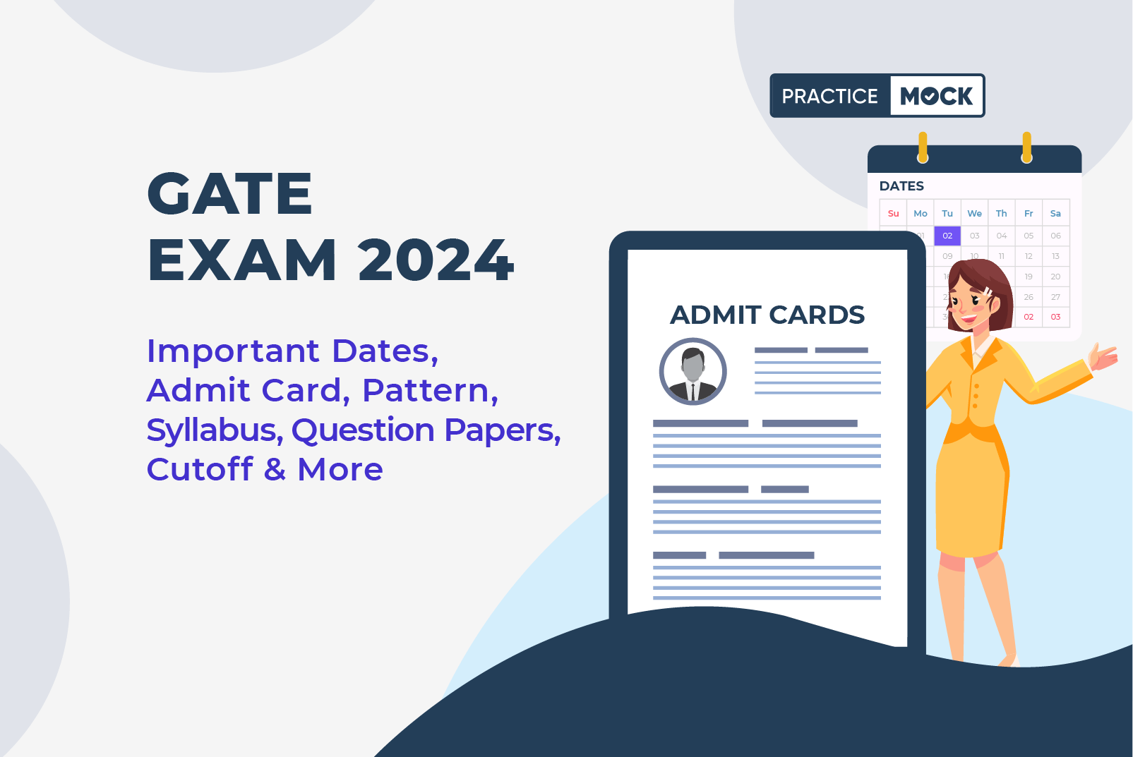 GATE CE 2024 Exam - Imp. Dates, Admit Card, Pattern, Syllabus, Question Papers, Cutoff & More