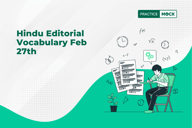 Hindu Editorial Vocabulary Feb 27th